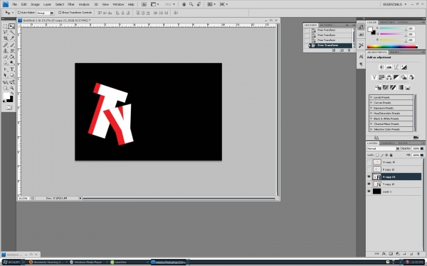 Creation of Creative Typography: Step 2